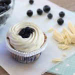 White Blueberry Cupcakes
