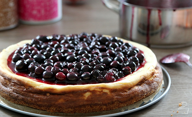 White Chocolate Cheesecake Blueberry