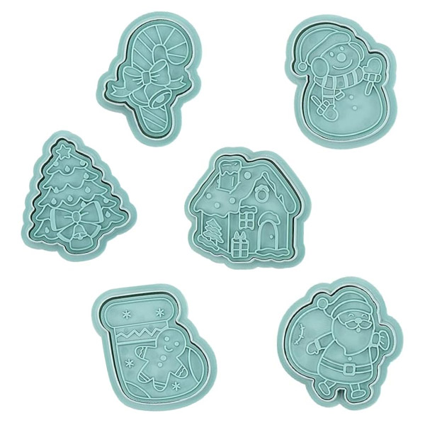 Meine Backbox Weihnachtliches Präge-Ausstecher Set