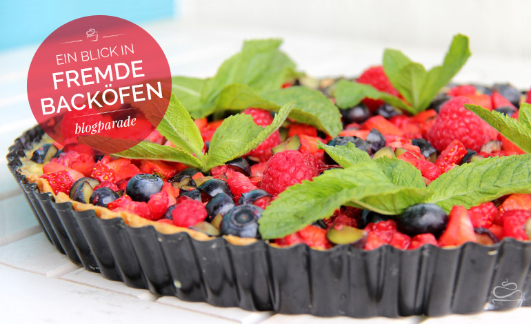 Crème brûlée Tarte mit Sommerfrüchten