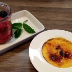 Creme brulee Kirschsorbet Prep&Cook
