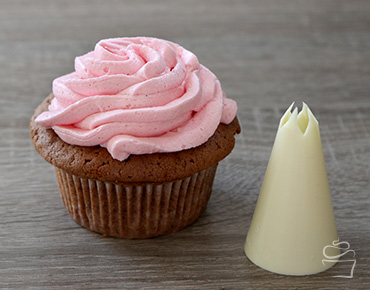 Cupcake Spritztechniken Spritztülle Blüte