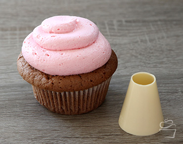 Cupcake Spritztechniken Spritztülle Loch