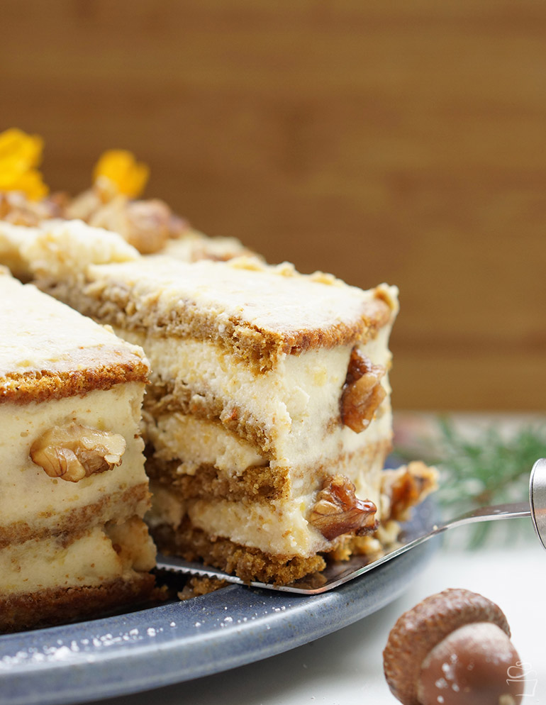 Kürbistorte mit Birnencreme von jennyisbaking.com